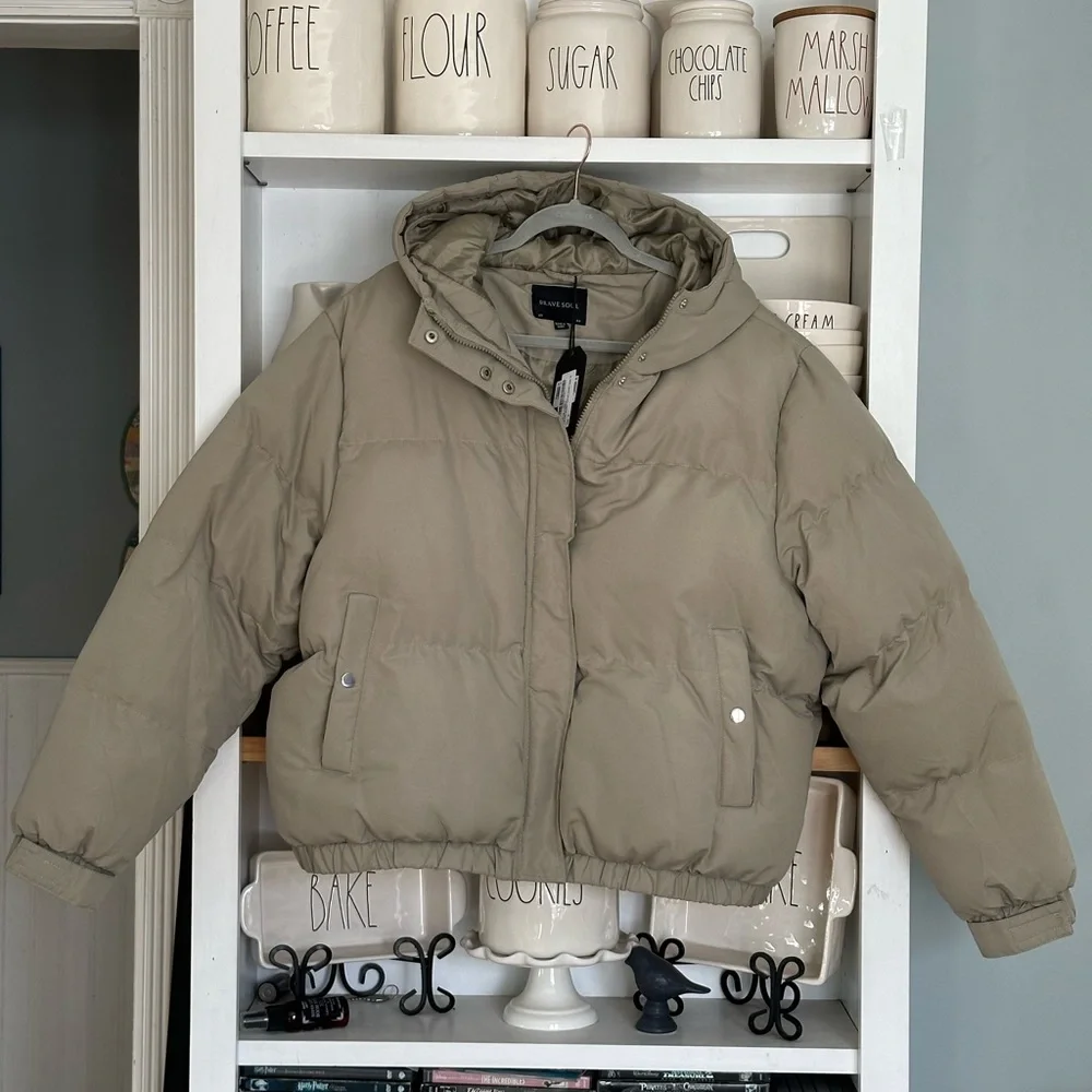 Brave Soul ASOS Fernie Puffer Jacket - Picture 4 of 15